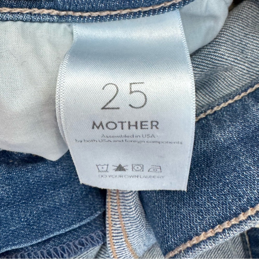 Mother Rascal Slit Flip Denim Short - Picture 8 of 8